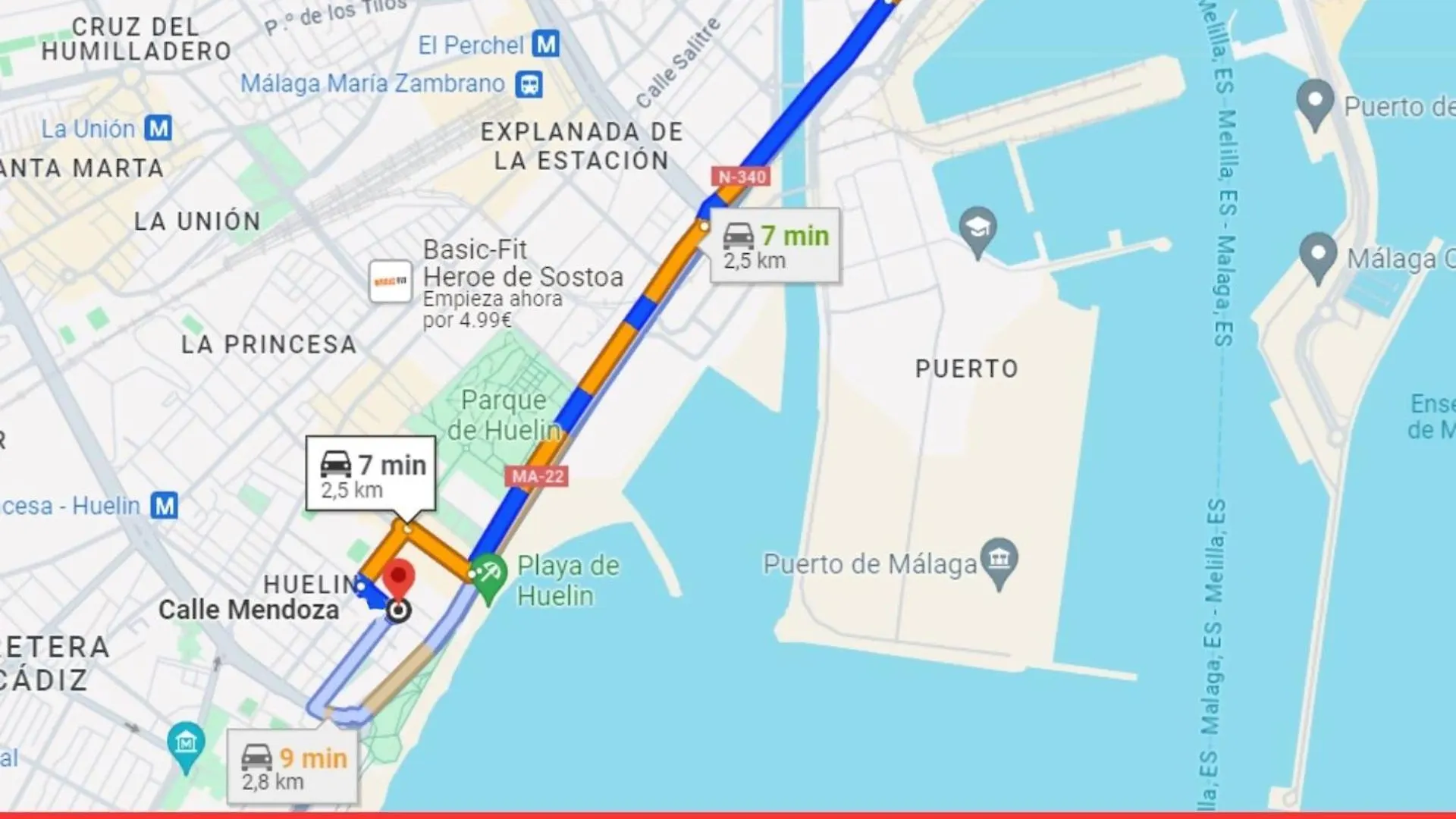 Reyhouse Huelin 3Rooms Cerca De La Playa Con Ac 말라가